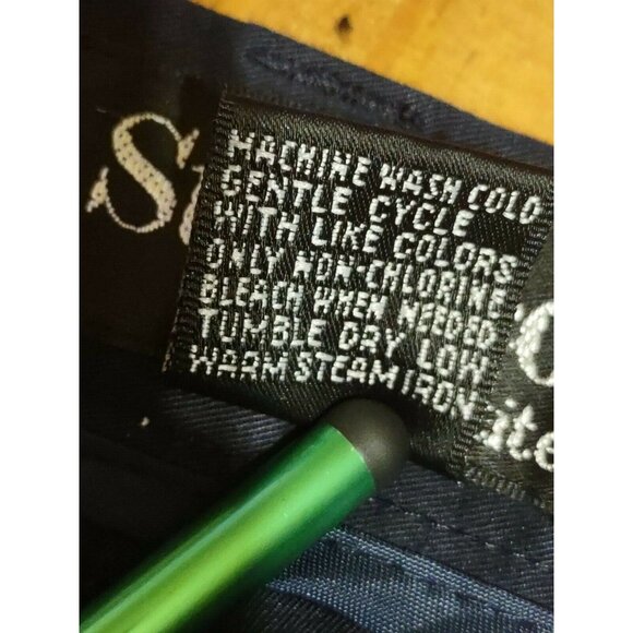 Style & Company Petite Womens Pants Dark Navy Blue Size 16P Regular Fit - Picture 6 of 10